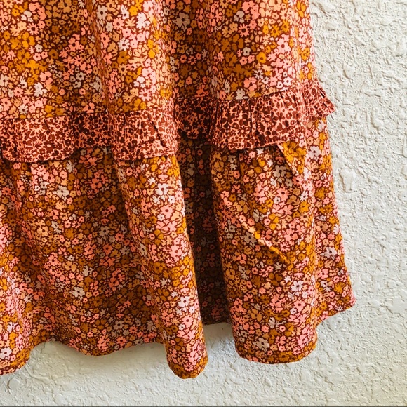 Universal Thread Floral Rust Dress - Picture 6 of 10